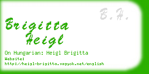 brigitta heigl business card